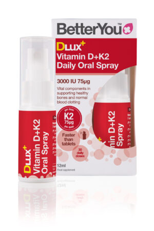 Better You Dlux Vitamin D3 3,000iu +K2 75ug Spray 12ml